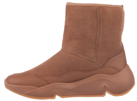 Сапоги женские Ecco Chunky Sneaker Beige - Фото 2 большая
