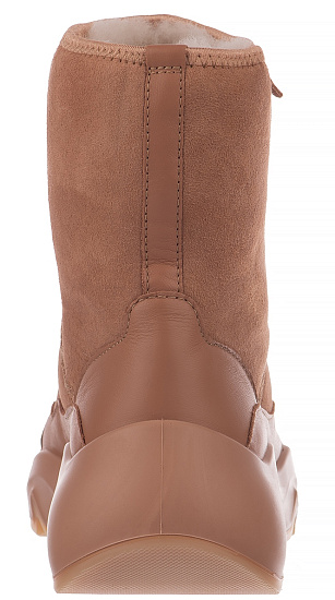 Сапоги женские Ecco Chunky Sneaker Beige - Фото 4 большая