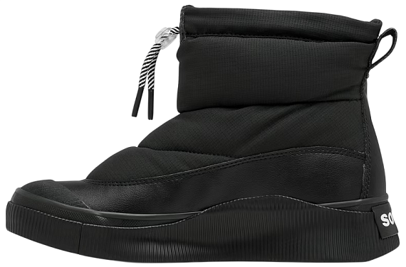 Сапоги женские Sorel Out N About IV Puffy Wp Black/ Chalk - Фото 2 большая