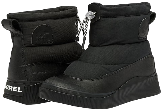 Сапоги женские Sorel Out N About IV Puffy Wp Black/ Chalk - Фото 6 большая