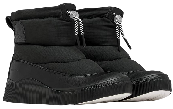 Сапоги женские Sorel Out N About IV Puffy Wp Black/ Chalk - Фото 8 большая