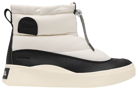 Сапоги женские Sorel Out N About IV Puffy Wp Sea Salt/ Black - Фото 1 большая