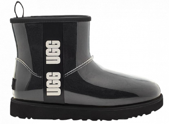 Сапоги женские UGG Classic Clear Mini Black - Фото 1 большая