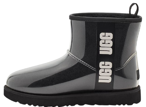 Сапоги женские UGG Classic Clear Mini Black - Фото 3 большая