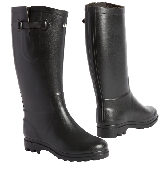 Сапоги женские Aigle Aiglentine F2NL Noir - Фото 2 большая