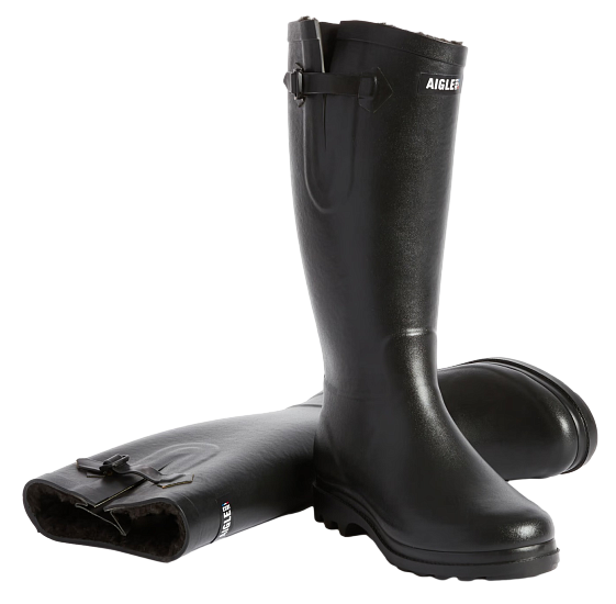 Сапоги женские Aigle Aiglentine F2NL Noir - Фото 3 большая