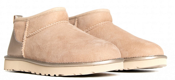 Сапоги UGG Classic Ultra Mini Shine жен. - Фото 2 большая