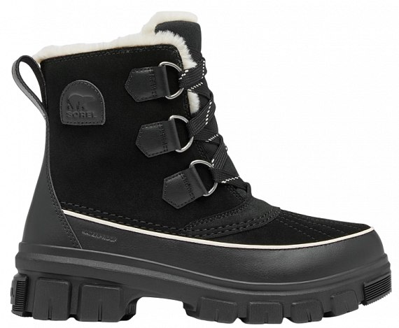 Cапоги женские Sorel Torino V Wp Black/Fawn - Фото 1 большая