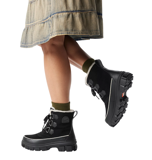 Cапоги женские Sorel Torino V Wp Black/Fawn - Фото 8 большая
