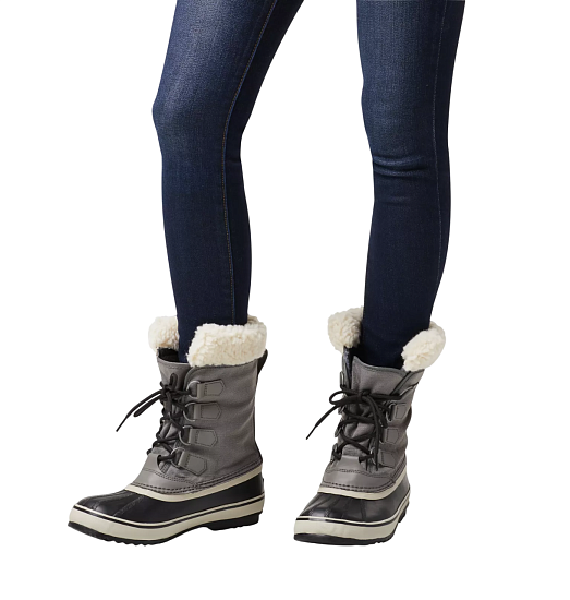 Cапоги женские Sorel Winter Carnival Boot Wp Quarry/Black - Фото 7 большая