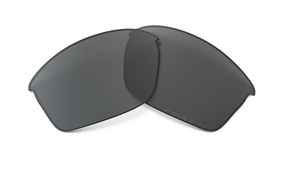 Линзы Oakley Flak Jacket Black Iridium Polarized - Фото 1 большая