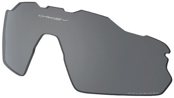 Линза Oakley Radar EV Pitch Black Iridium Polarized - Фото 1 большая