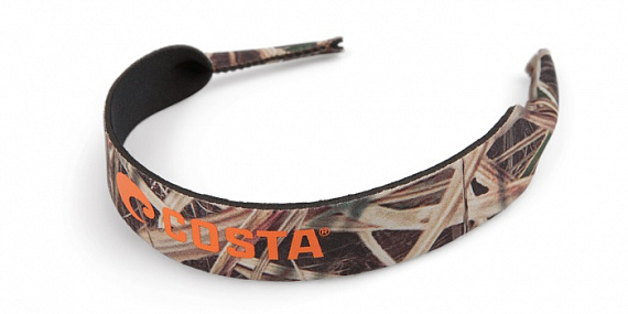 Шнурок для очков Costa Costa Neoprene Classic  Mossy Oak SGB Camo Orange Logo - Фото 1 большая