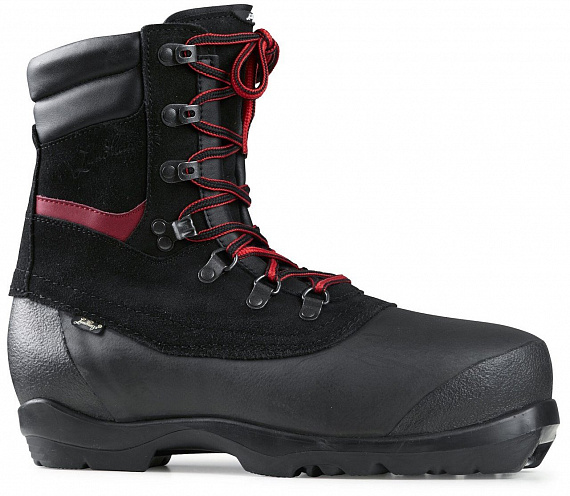 Ботинки лыжные Lundhags Guide Expedition BC Black/Red - Фото 1 большая