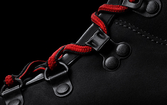 Ботинки лыжные Lundhags Guide BC Black/Red - Фото 5 большая