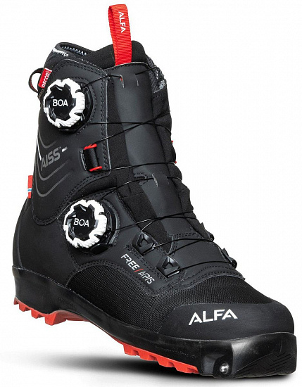 Ботинки лыжные женские Alfa Free A/P/S GTX Black - Фото 1 большая
