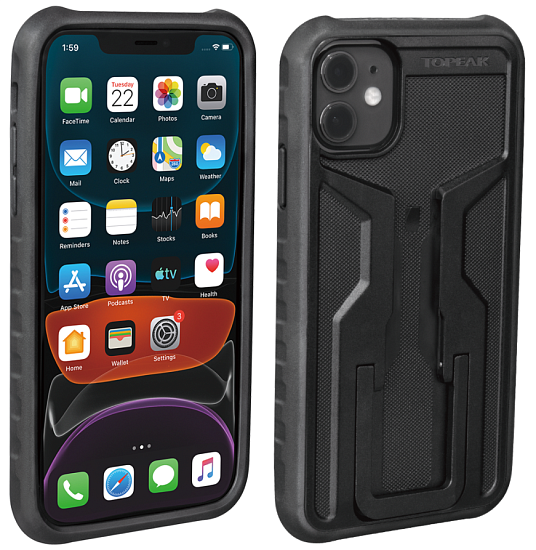 Чехол для смартфона Topeak Ridecase Iphone 11 Black/Gray - Фото 1 большая