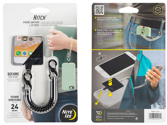 Крепление для телефона Nite Ize Hitch Tether Black - Фото 1 большая