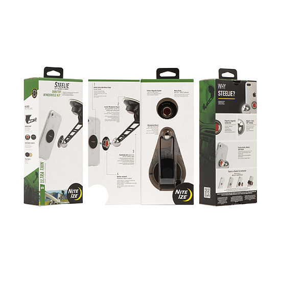 Крепление Nite Ize Steelie® Orbiter™ Windshield Mount Kit - Фото 1 большая