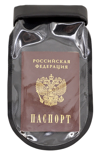 Гермочехол Germostar для смартфона и документов Black - Фото 1 большая