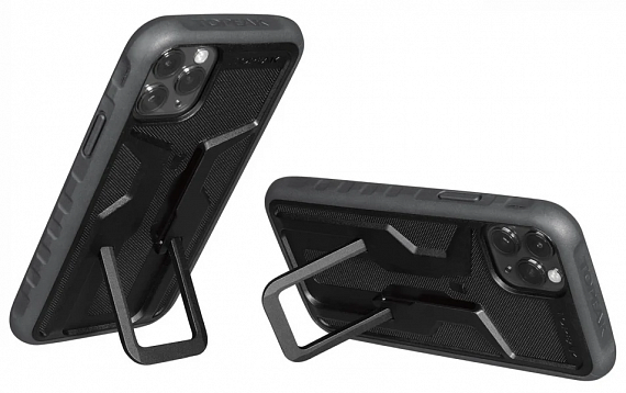 Чехол для смартфона Topeak Ridecase с креплением на руль Iphone 11 Pro Black/Gray - Фото 3 большая