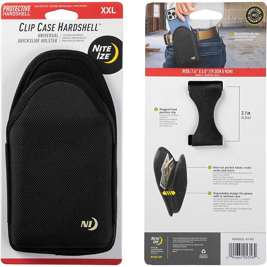 Чехол Nite Ize Clip Case Hardshell Universal QuickSlide - Фото 7 большая