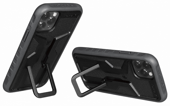 Чехол для смартфона Topeak Ridecase с креплением на руль Iphone 11 Pro Max Black/Gray - Фото 3 большая