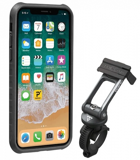 Чехол для смартфона Topeak Ridecase с креплением на руль Iphone X/Xs Black/Gray