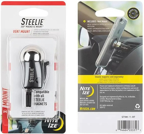 Магнитный держатель Nite Ize Steelie Vent Mount Component - Фото 1 большая