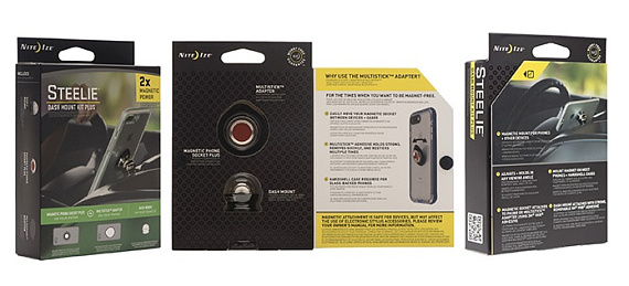 Магнитный держатель Nite Ize Steelie Dash Mount Kit Plus (набор) - Фото 2 большая