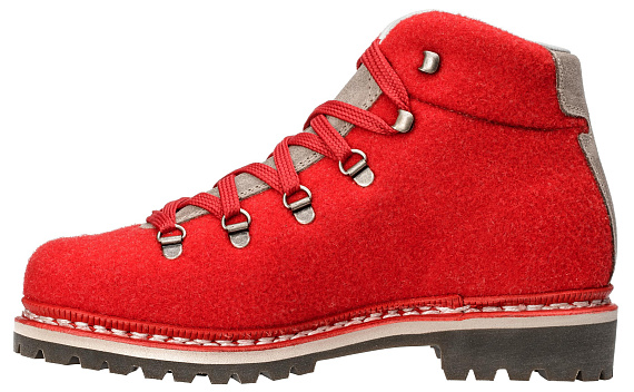 Ботинки женские Ventesima Strada Escoma Felt Red - Фото 5 большая