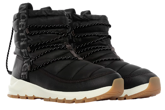 Ботинки женские The North Face Thermoball Lace Up Tnf Black/Whisper White - Фото 8 большая