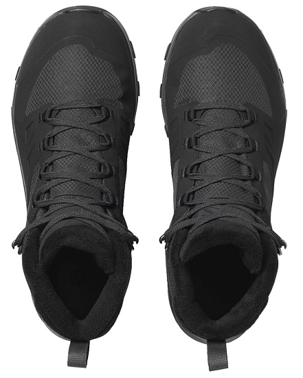 Ботинки женские Salomon OUTsnap CSWP Black/Ebony/Black - Фото 3 большая