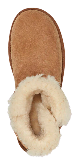 Ботинки женские UGG Mini Bailey Button Ii Chestnut - Фото 3 большая