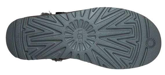 Ботинки женские UGG Mini Bailey Button Ii Grey - Фото 2 большая