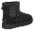 Ботинки женские UGG Classic Mini Ugg Rubber Logo Black - Фото 4 малая