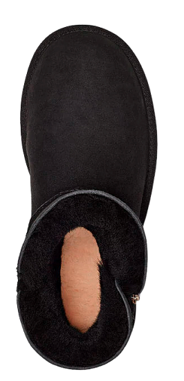 Ботинки женские UGG Bailey Zip Mini Black - Фото 5 большая
