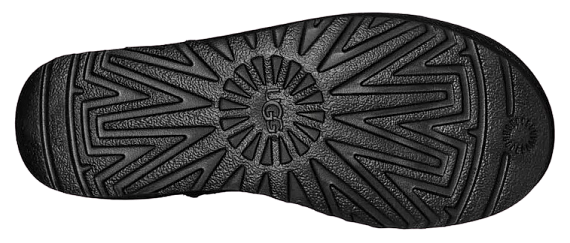 Ботинки женские UGG Classic Mini Leather Black - Фото 2 большая