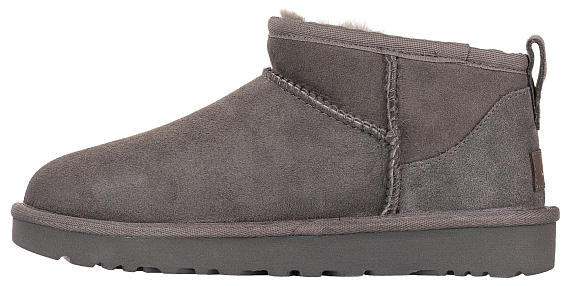 Ботинки женские UGG Classic Ultra Mini Grey - Фото 5 большая