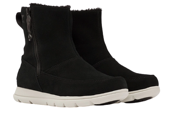 Сапоги женские Sorel Explorer Zip Black - Фото 6 большая