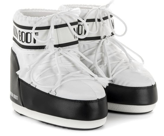 Ботинки женские Moon Boot Classic Low 2 White - Фото 3 большая