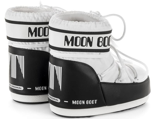 Ботинки женские Moon Boot Classic Low 2 White - Фото 5 большая
