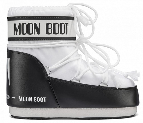 Ботинки женские Moon Boot Classic Low 2 White - Фото 1 большая