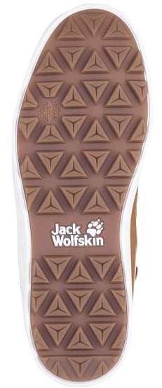 Ботинки женские Jack Wolfskin Auckland WT Texapore Desert Brown/White - Фото 2 большая