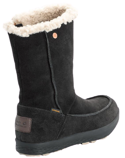 Ботинки женские Jack Wolfskin Auckland WT Texapore Black/Beige - Фото 4 большая