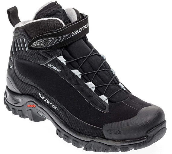 Ботинки женские Salomon Deemax 3 TS WP Black/Black/Alloy - Фото 5 большая