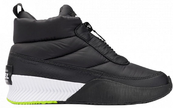 Ботинки женские Sorel Out N About Iii Puffy Zip Wp Black/White - Фото 1 большая