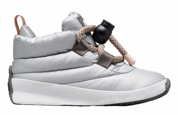 Ботинки женские Sorel Ona Sneak Puff Pure Silver - Фото 1 большая