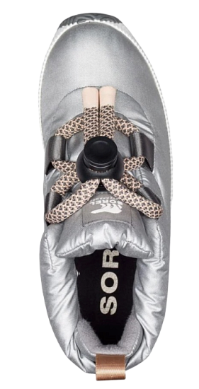 Ботинки женские Sorel Ona Sneak Puff Pure Silver - Фото 4 большая
