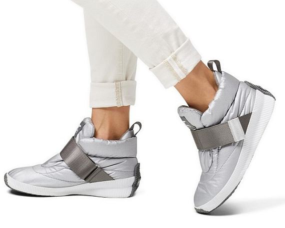 Ботинки женские Sorel Ona Sneak Puff STR Pure Silver - Фото 7 большая